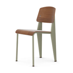 Standard Chair Walnut-Prouvé Gris Vermeer - view 1