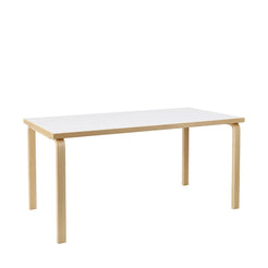 Aalto Table 81A 150 x 75-3Heights White Laminate-Birch - view 1