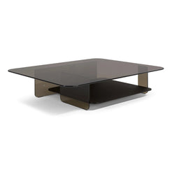 Kaba Smoke Glass Coffee Table - view 1