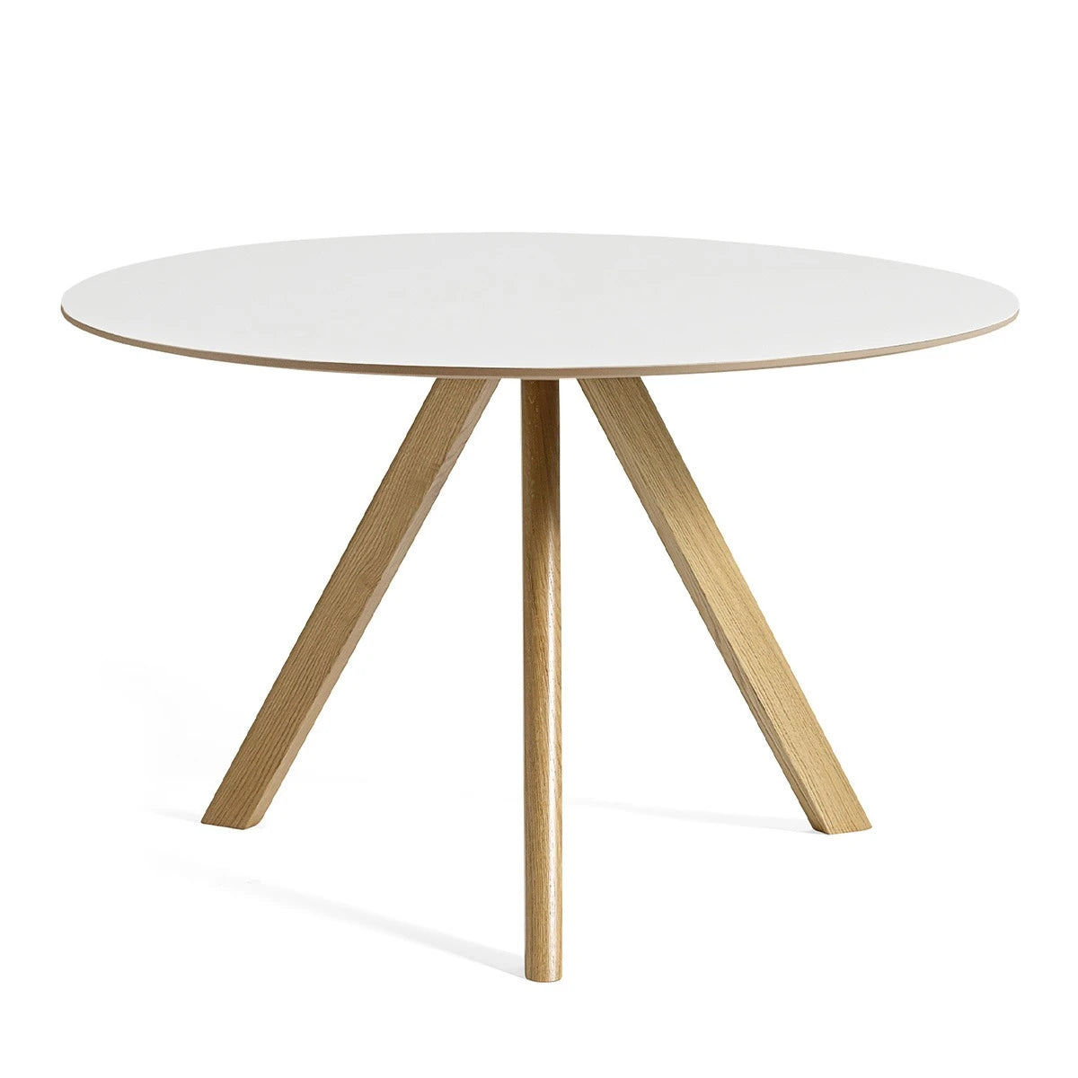 CPH20 Round Table Ø120 Oak-white Laminate - view 1