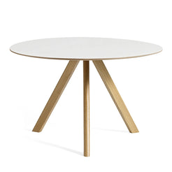 CPH20 Round Table Ø120 Oak-white Laminate - view 1