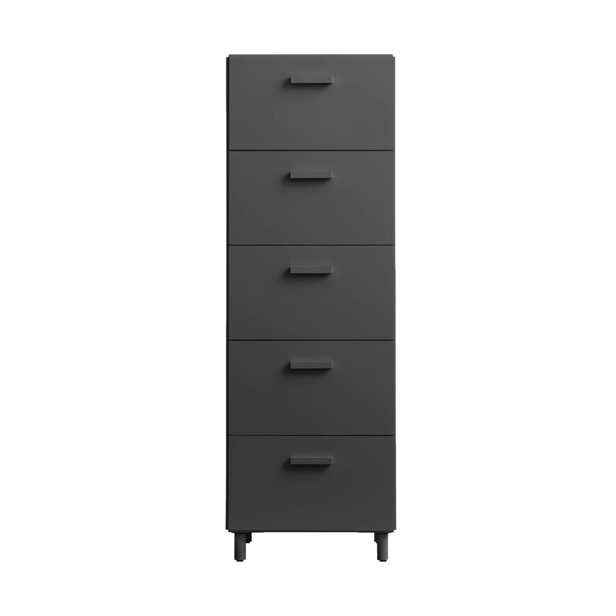 Relief Chest of Drawers Tall Grey - Leg - view 1