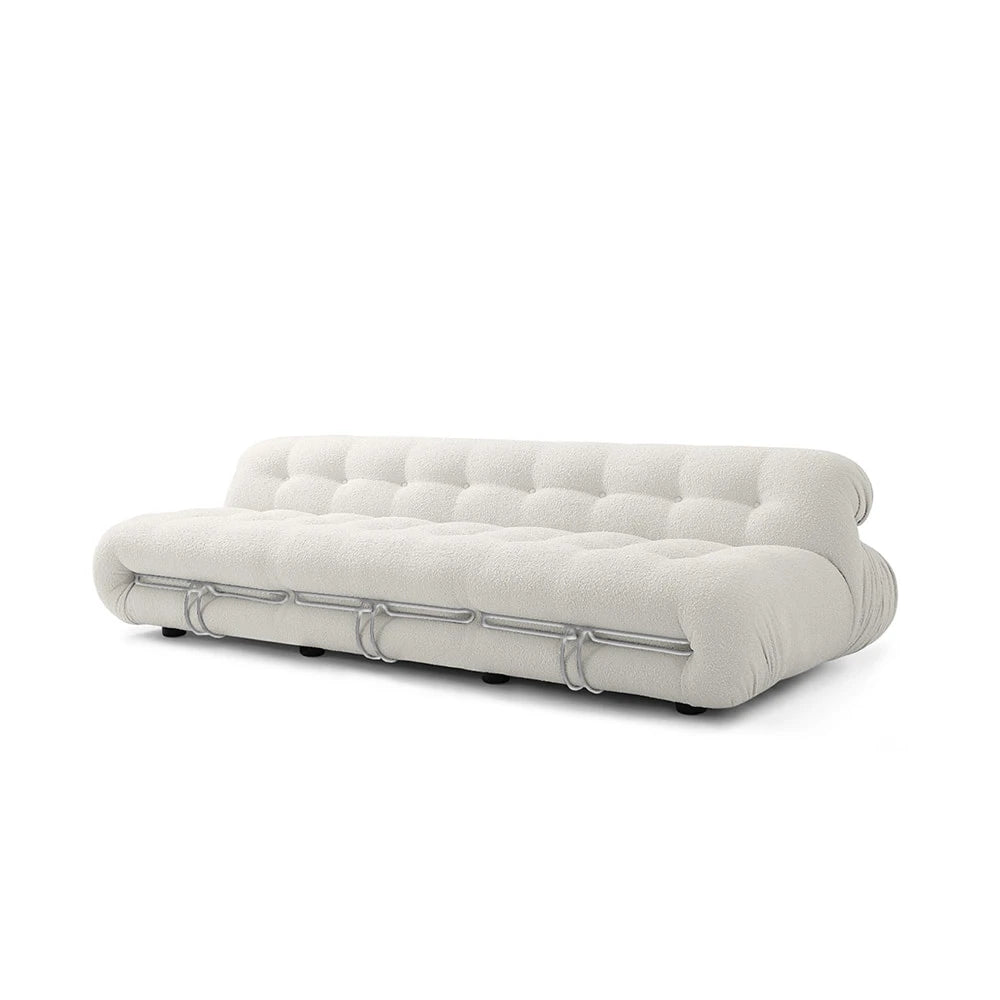 Soriana 3 Seater Sofa (Fox. Bianco) - view 1
