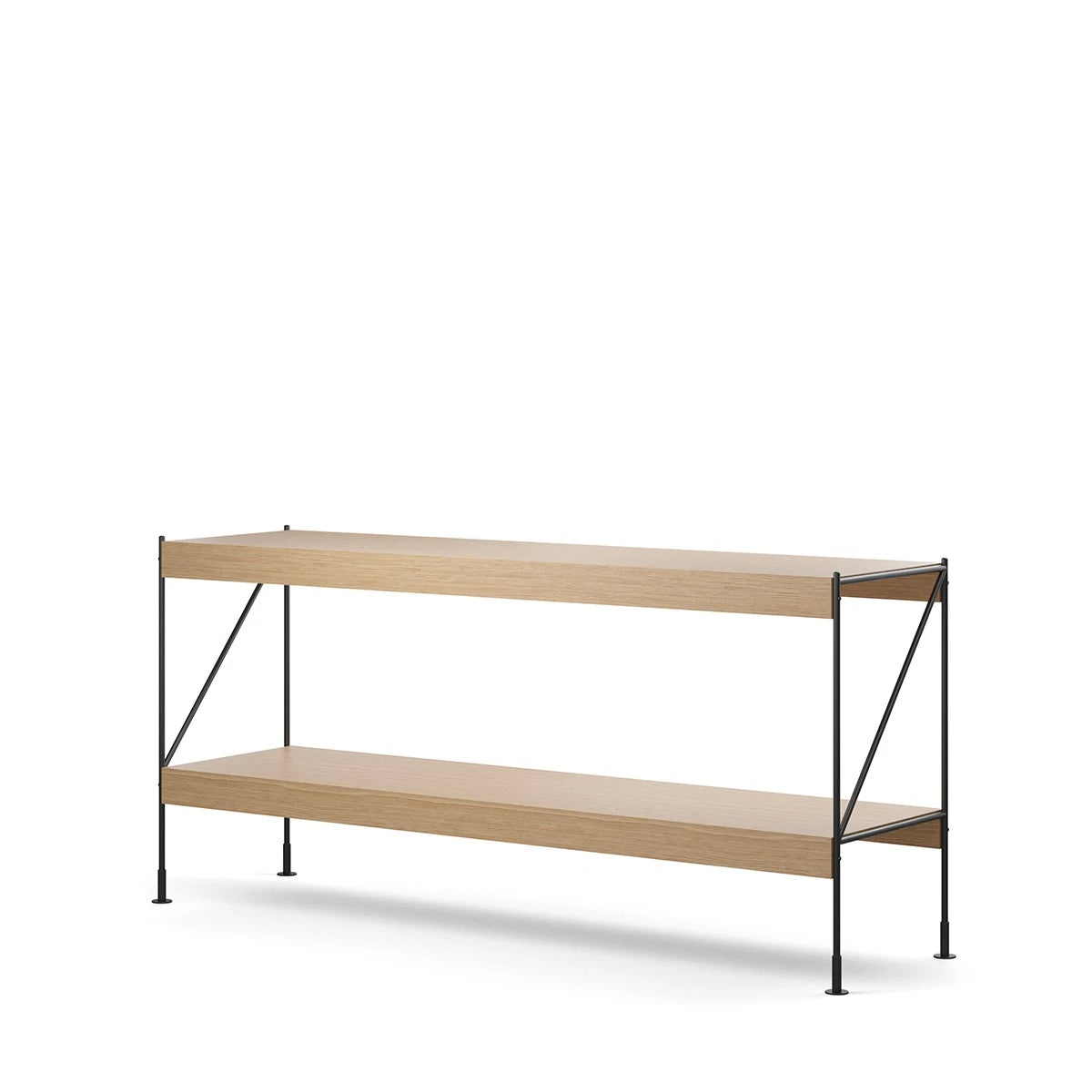 Zet Storage System H70 Natural Oak-Black Steel - view 1