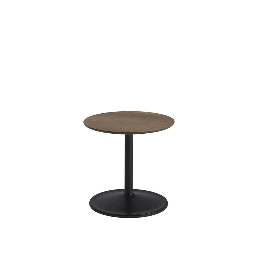 Soft Side Table Black/Solid Smoked Oak - view 1