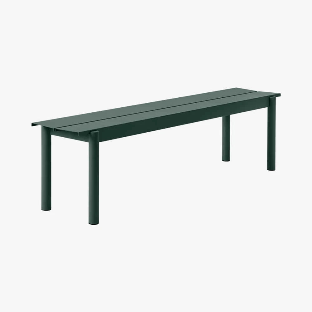 Linear Steel Bench - view 1