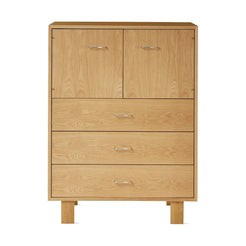 Nelson Basic Cabinet Series - Console 2 Doors, 3 Drawers White Oak - view 1