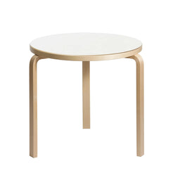 Aalto Table 90B Ø75 White-Birch - view 1