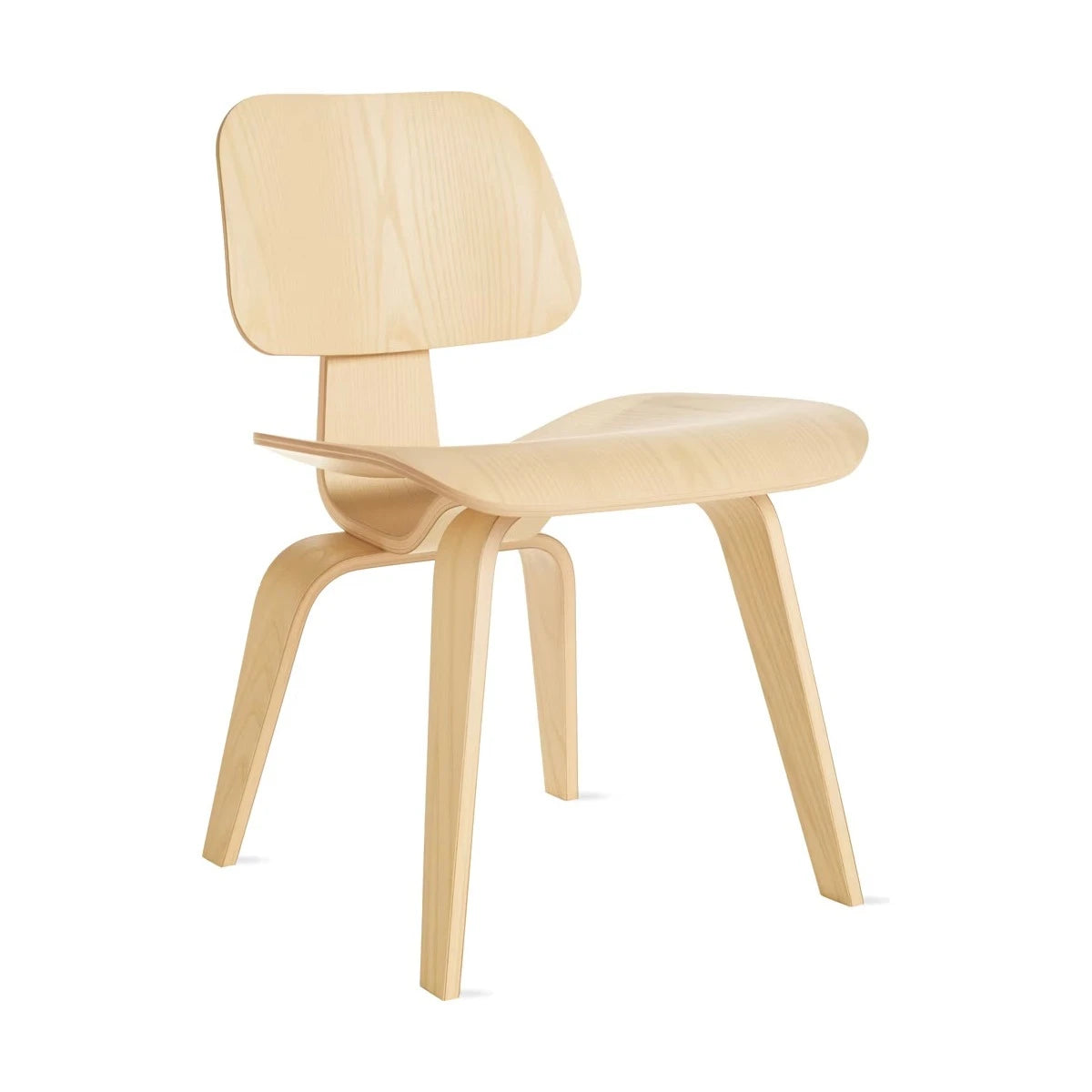 Eames Molded Plywood Dining Chair White Ash (DCW) - view 1