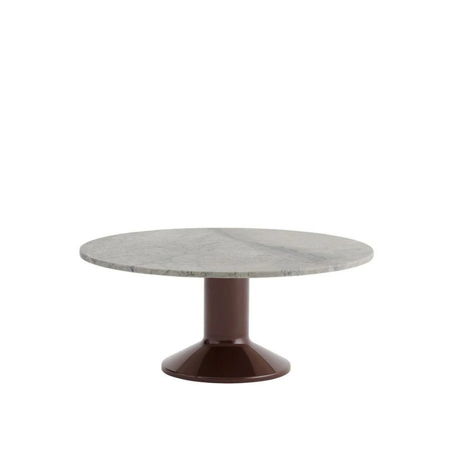 Midst Coffee Table Grey Marble/Dark Red - view 1