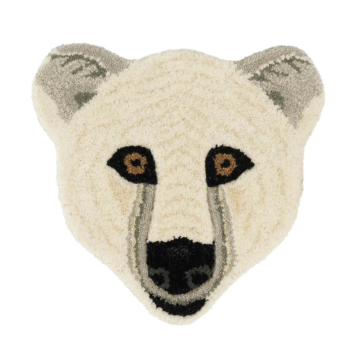 Kasbah Polar Bear Head Rug - view 1