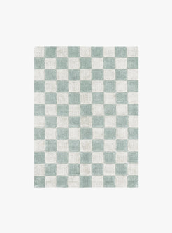 Washable Rug - Tile Blue Sage - view 1