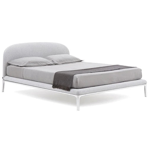 Rada High Bed Frame Fabric EK - view 1