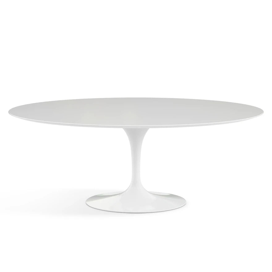 Saarinen Dining Table Oval 198 x 121 - White Laminate - view 1