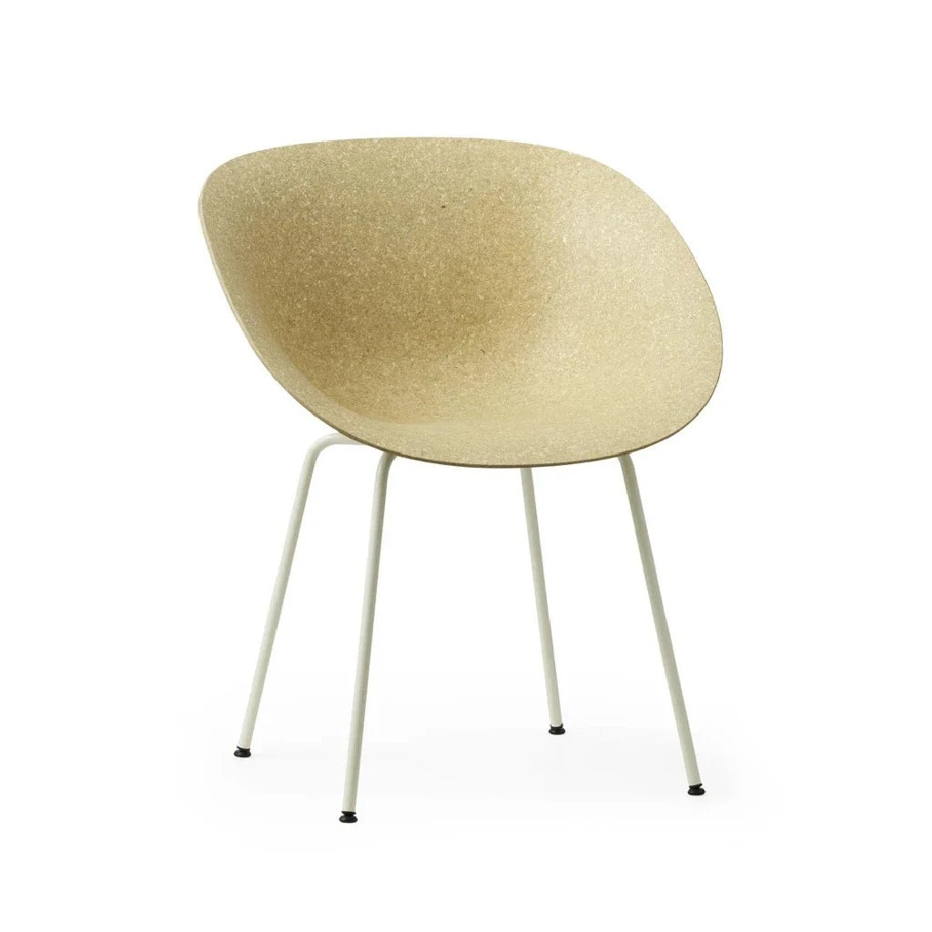 Mat Arm Chair Hemp Cream Dining Chair - view 1
