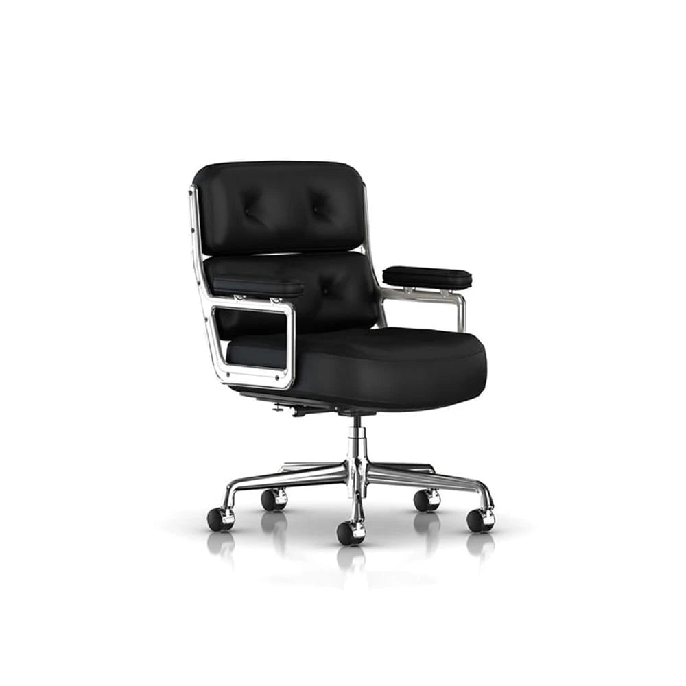Eames Executive Chair, Aluminum base (Black) - view 1