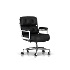 Eames Executive Chair, Aluminum base (Black) - view 1