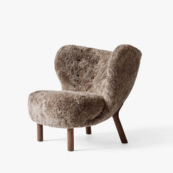 Little Petra Lounge Chair VB1 Walnut/Sheepskin Sahara - view 1
