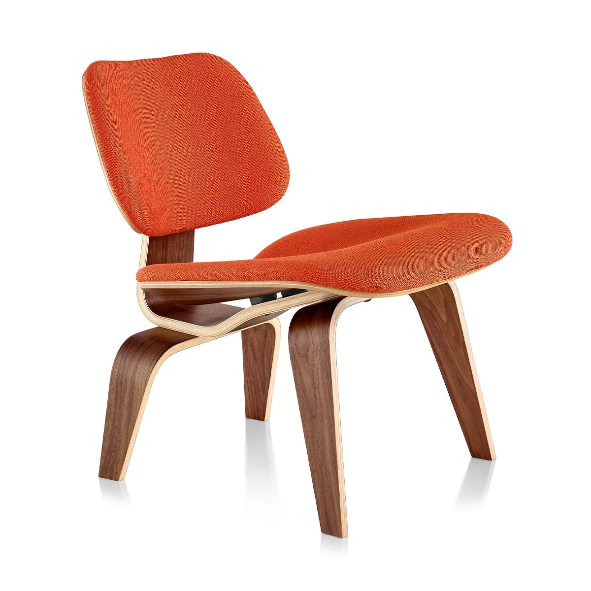 Eames Molded Plywood Lounge Chair Walnut Upholstery (LCW) - view 1