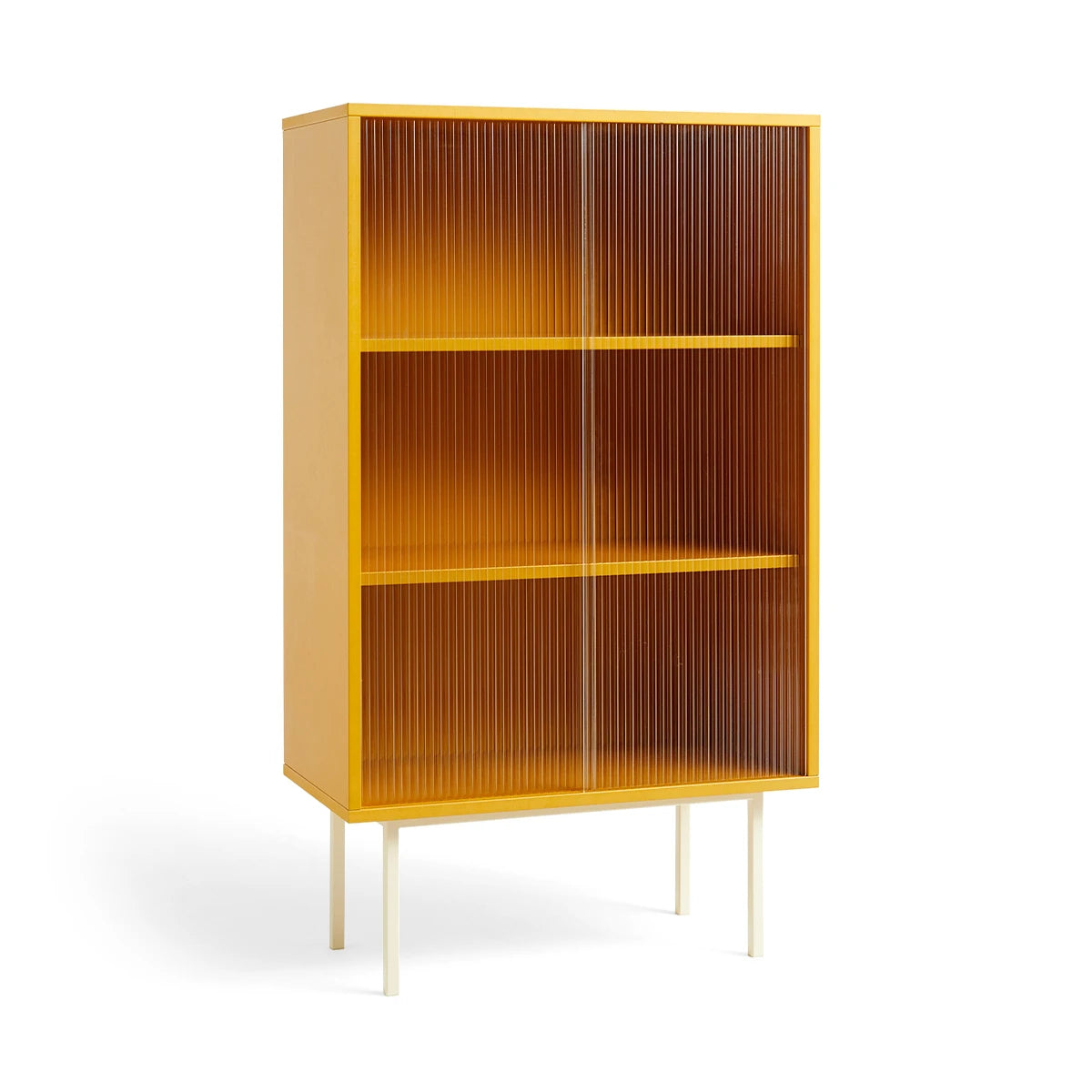 Colour Cabinet - Glass Door Tall Yellow - view 1