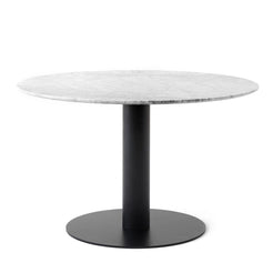 In Between Table SK12 Ø120 Bianco carrara-Matt Black - view 1