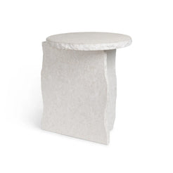 Mineral Bianco Curia Side Table - view 1