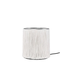 Model 597 Table Lamp Aluminum/Cream Fringe - view 1
