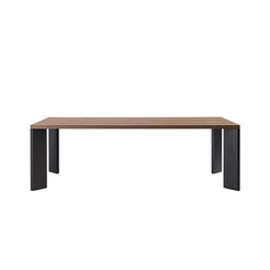 Ordinal Table (Walnut / Mat black anodized alu) - view 1