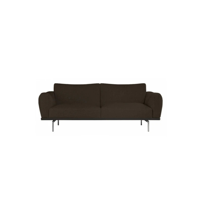 Happy Jack Sofa - Velvety 05 Black Pepper Leather - view 1