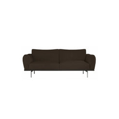 Happy Jack Sofa - Velvety 05 Black Pepper Leather - view 1