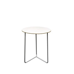 High Tech Table 60 Galvanized/White - view 1