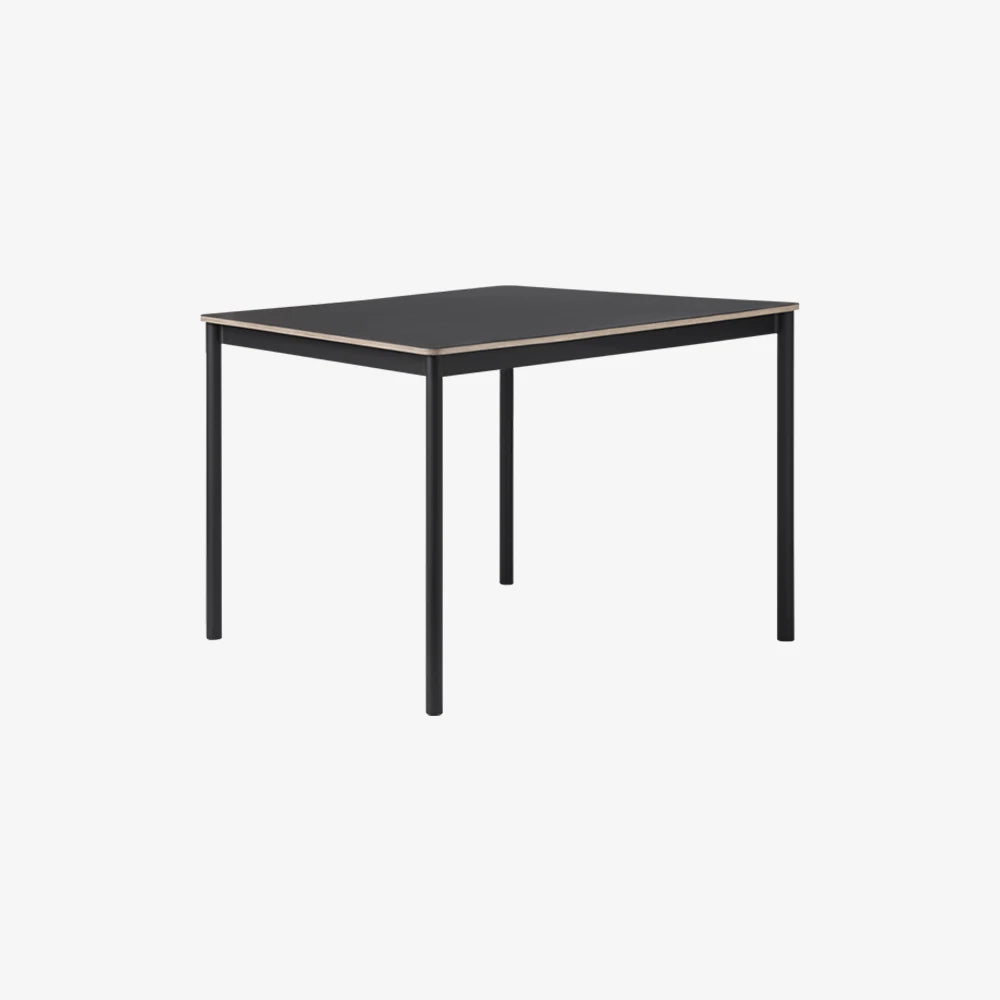 Base Table 140 Black Linoleum/Plywood/Black - view 1