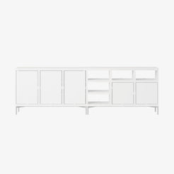 Stacked Storage System Sideboard Config.2 White - view 1