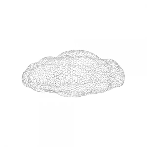 Clouds Metal Sculpture - view 1