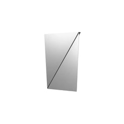 Gaze Mirror 50 x 35 Polished Steel - view 1
