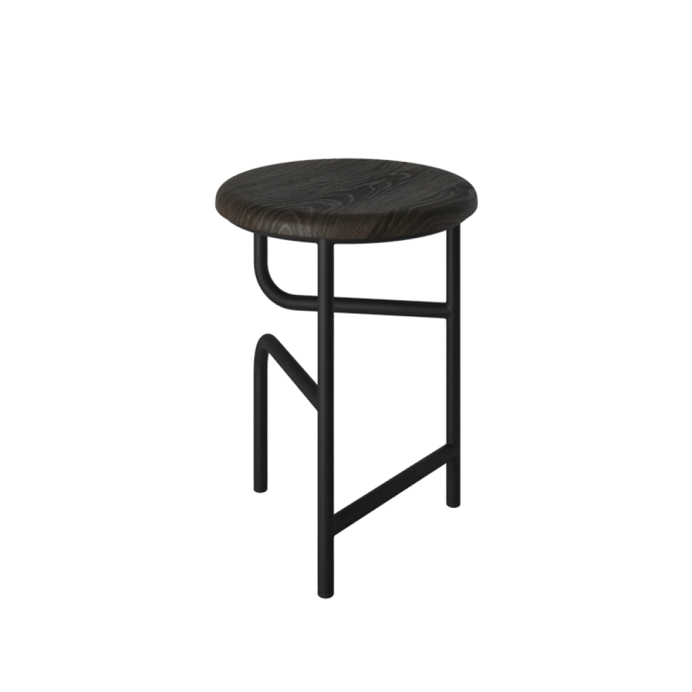 Blend Stool W (Oak / Walnut) - view 1