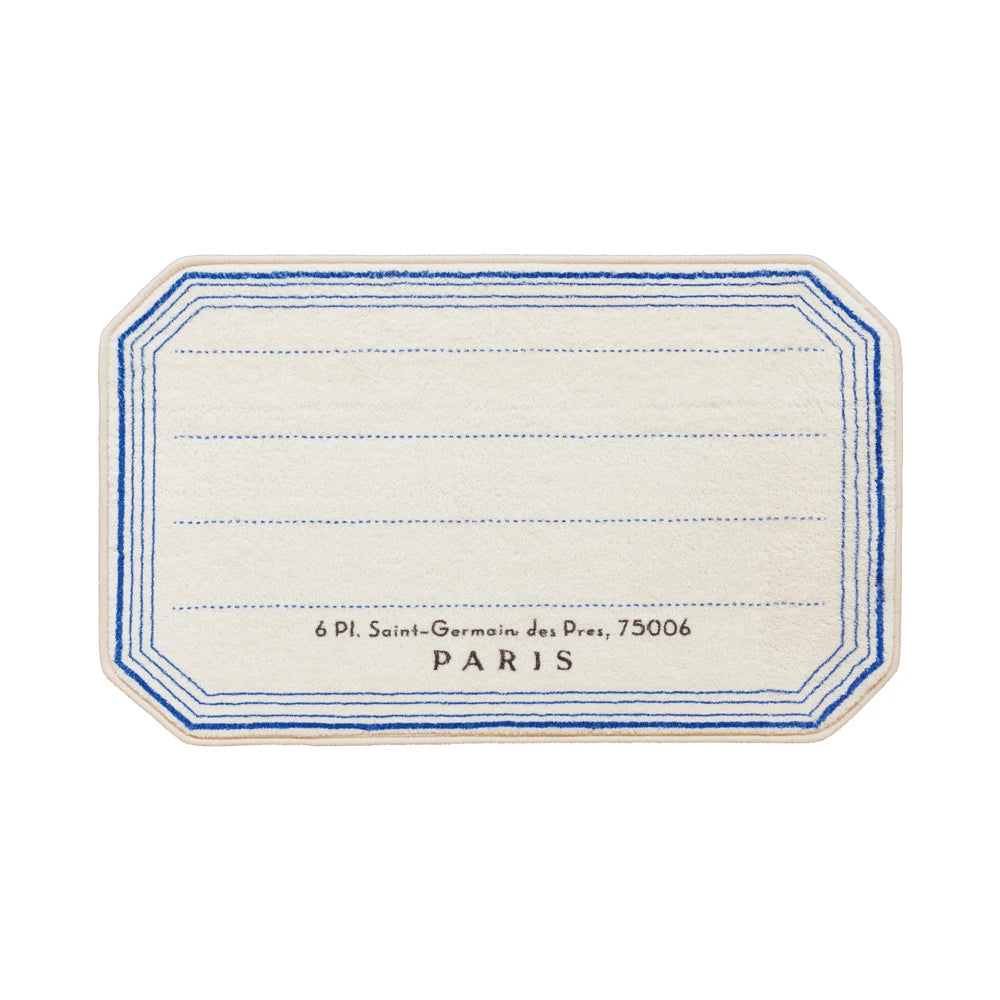 Zenpi X You & Us Blue Line Note Rug - view 1