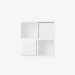 Stacked Storage System Hallway Config.4 White - view 1