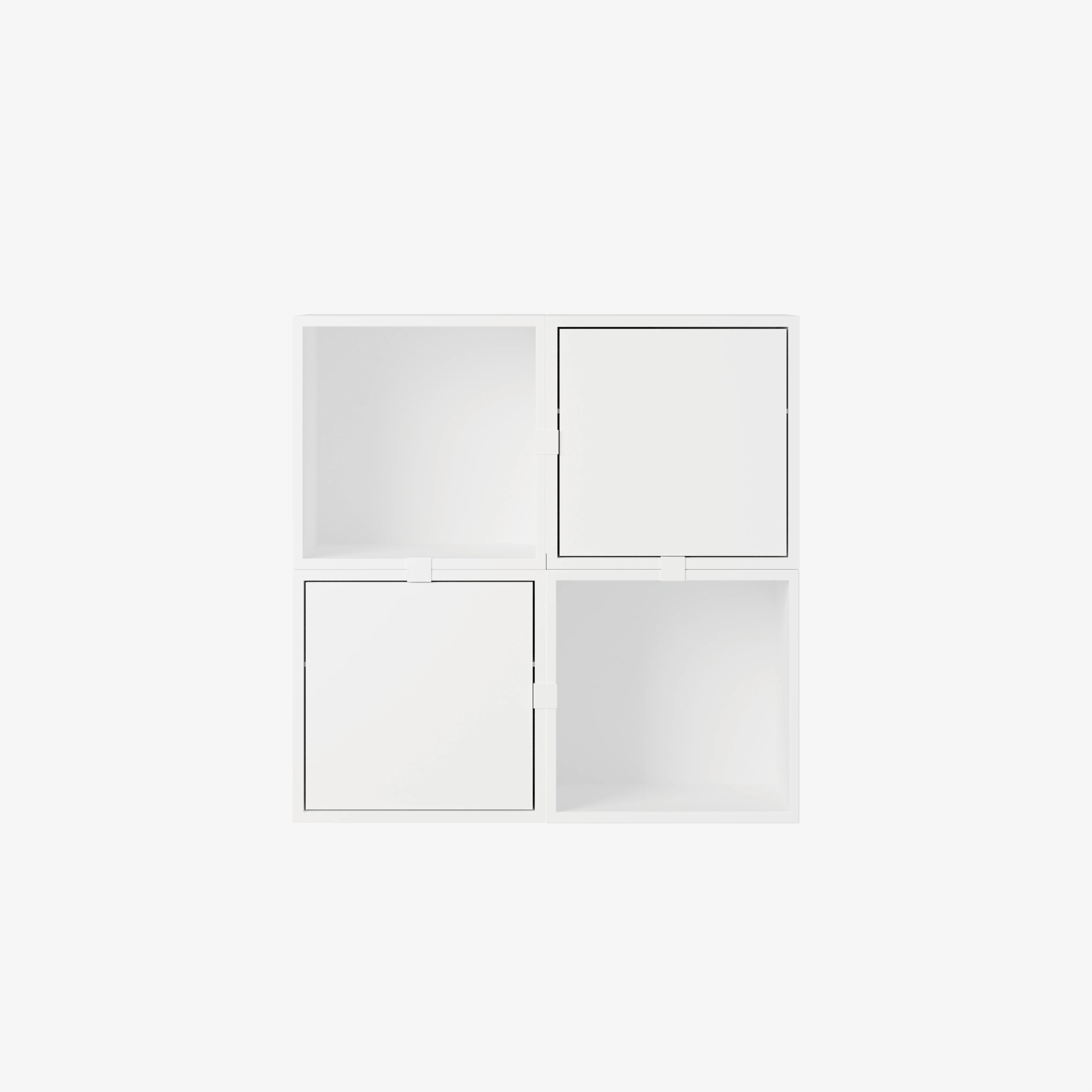 Stacked Storage System Hallway Config.4 White - view 1