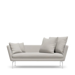 Suita Sofa 2-Seater with Pointed Cushions fabric mello cement - view 1