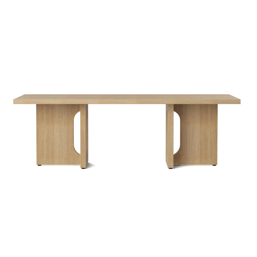 Androgyne Coffee Table Oak Top + Oak Base - view 1