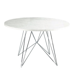 XZ3 Round Table 120 Marble-Chromed - view 1