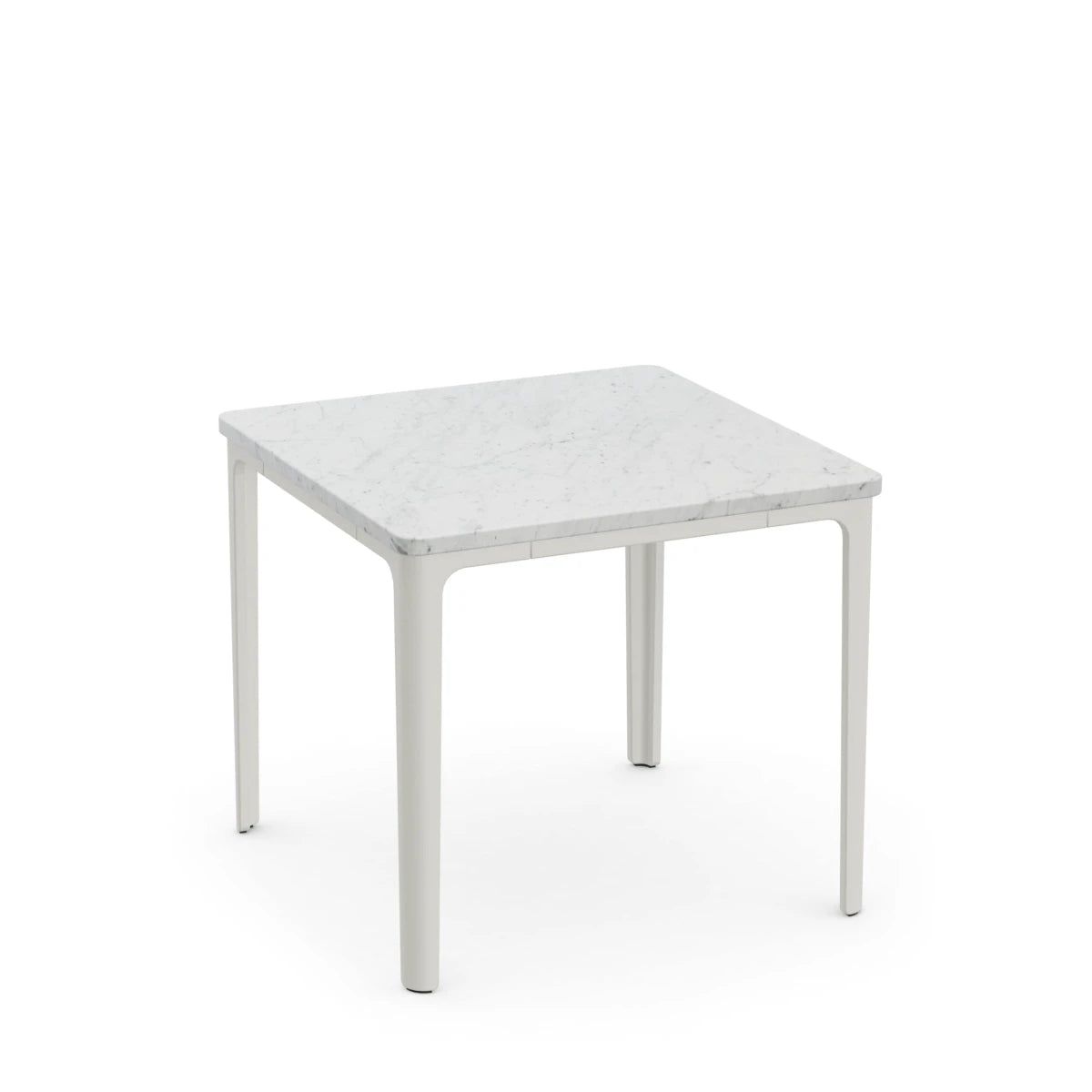 Plate Coffee Table Marble White 41 x 41 - view 1