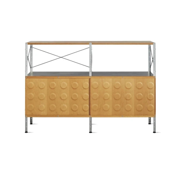 Eames Storage Unit Shelf 2 x 2 Natural Doors - view 1
