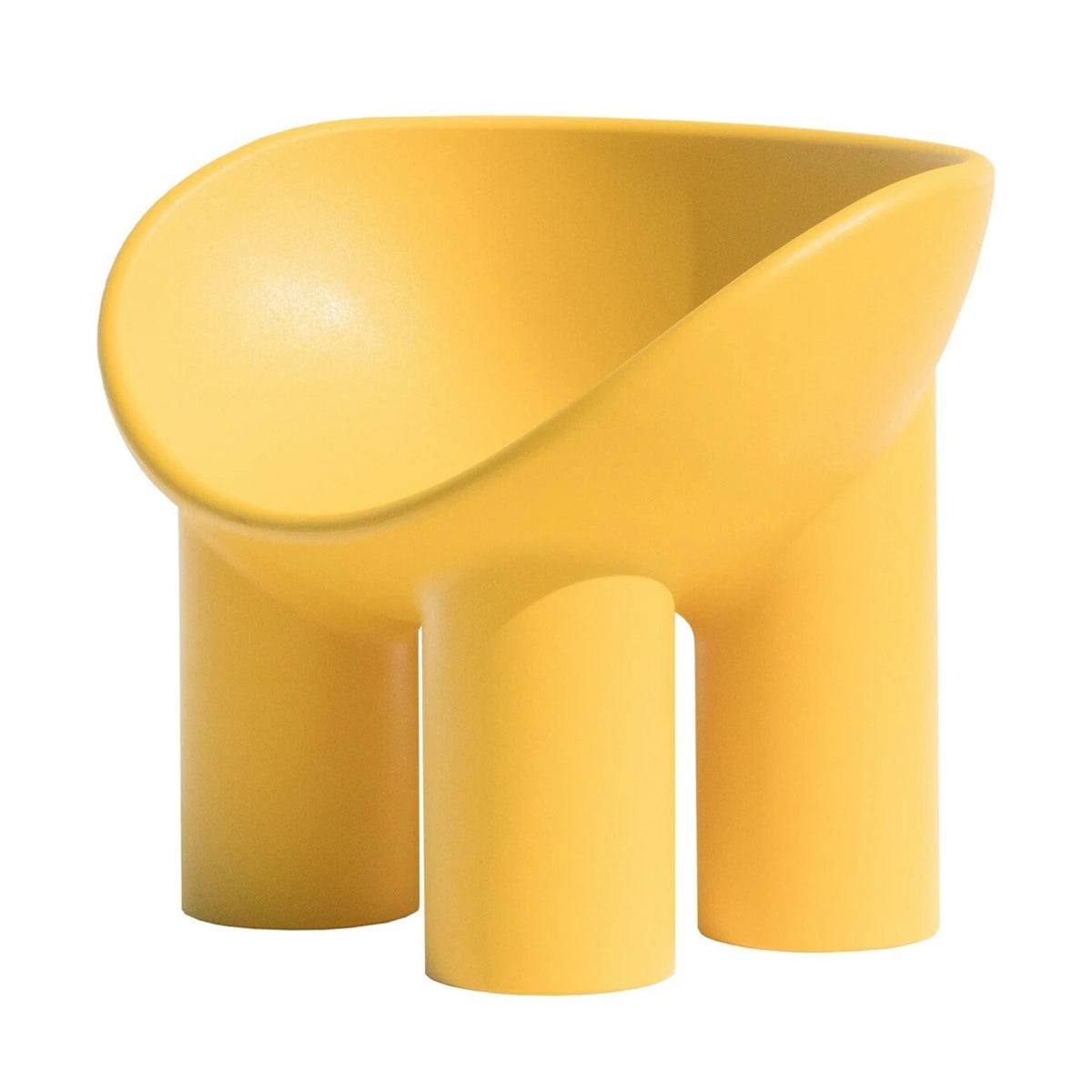 Roly Poly Chair Yellow Ochre - view 1