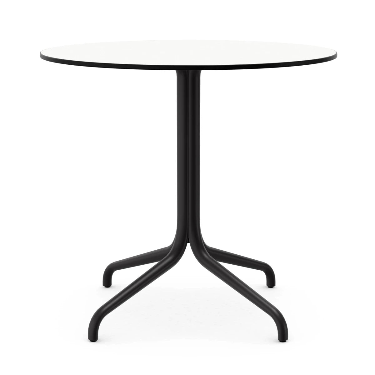 Belleville Table Bistro Outdoor Ø79.6 top White base Black - view 1