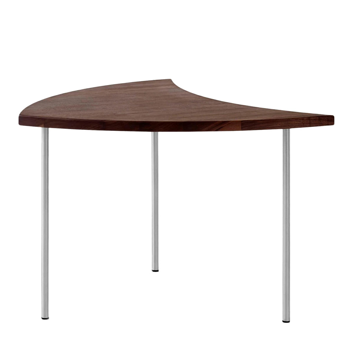 Pinwheel Lounge Table HM7 Oiled Walnut-Stainless Steel Legs - view 1