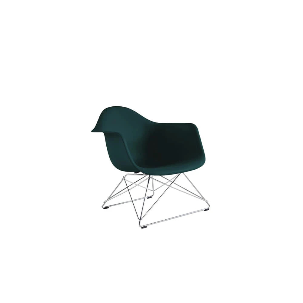 Eames Molded Plastic Arm Chair, Low Wire Base - view 1