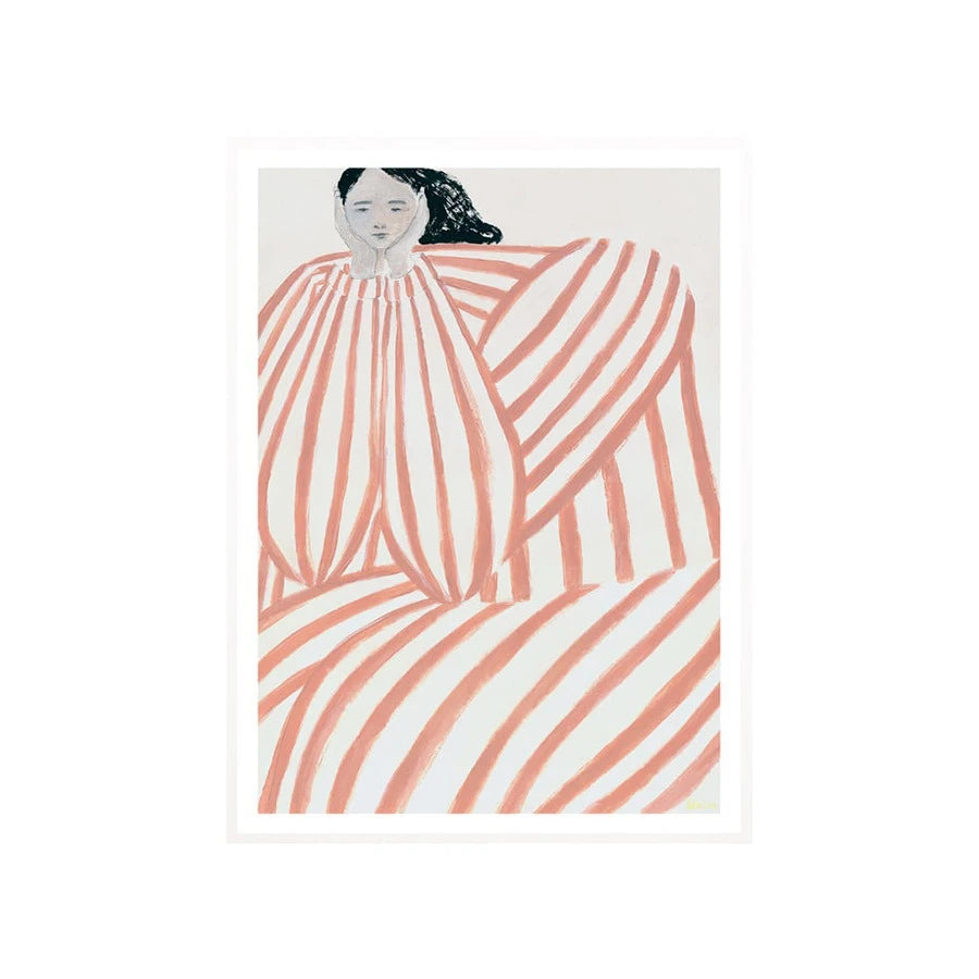 Sofia Lind Still Waiting White Aluminum Frame 500 x 700 - view 1