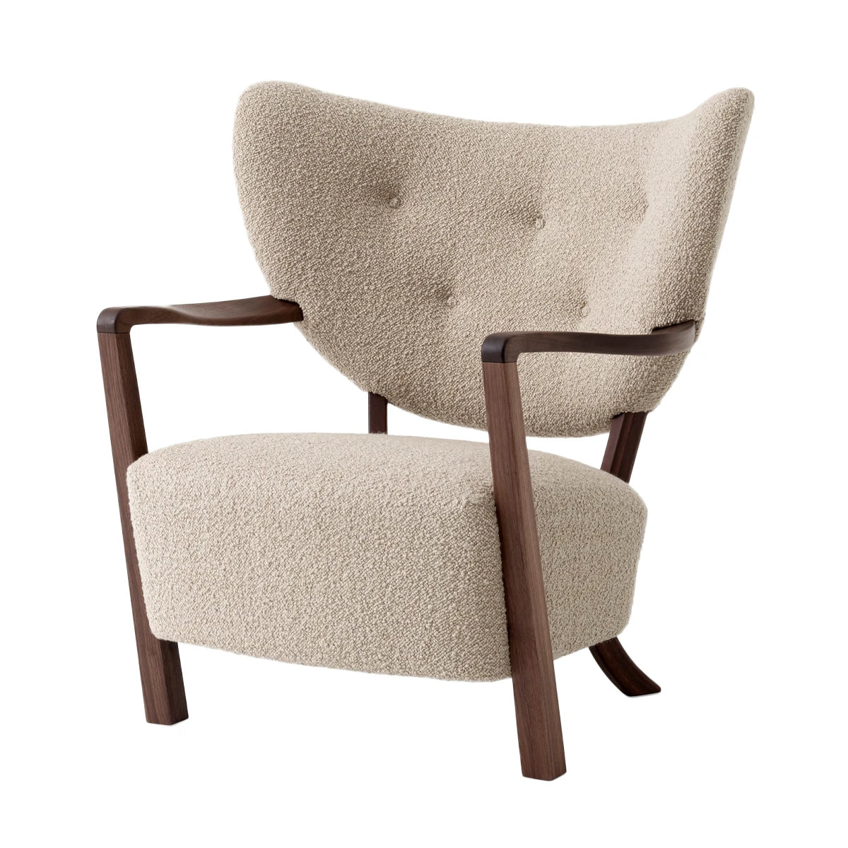Wulff Lounge Chair ATD2 Karakorum 003-Walnut - view 1